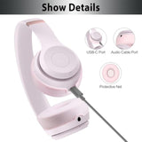 Silicone Ear Pads Cover For Beats Solo 4, Washable Sweat Earpad Covers Silicone Case For Beats Solo4 & Solo3 Wireless On-Ear Headphones Accessories Protective Pads Cover (Pink)
