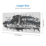 Large Mouse Pad New York Mouse Pads, Xxl Extended Keyboard Mousemat Big Desk Mat Gaming Mousepad For Home Office Accessories