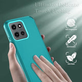 Phone Case For Motorola Moto G Stylus 5G 2025 Case With Hd Screen Protector, Heavy Duty Shockproof & Cover Phone Case For Moto G Stylus 2025,Lakeskyblue