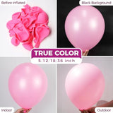 30pcs 18" Large Thick Pink Balloons for Birthday, Baby Shower & Wedding Decoration