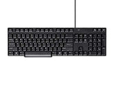 Usb Keyboard - Spill Resistant Membrane, Comfortable, Standard Layout, Black - Workstream Collection