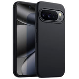 Liquid Silicone Case for Google Pixel 10/10 Pro 2025, Silky Soft Touch Full-Body Protection, Anti-Scratch Shockproof Phone Cover with Microfiber
