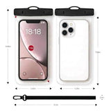 1/2 Pack Waterproof Phone Pouch Compatible with iPhone 17/16/15/14/13/12 Pro Max & Galaxy S24+/S23 7in Waterproof Phone Case,IPX8 Beach Travel Must