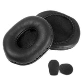 Professional Ear Pads Cushion Replacement Earpads Compatible With Sennheiser Pc2 Chat/Pc3 Chat/Pc5 Chat /Pc7 Usb/Pc8 Usb/Pc131 Mono Usb Headsets,Ear Pad With Soft Protein Leather