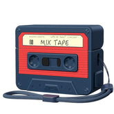 Airpods Pro 2 Case Cover, Funny Cassette Tape Design Case For Airpods Pro 2Nd Generation/1St Generation (2023/2022/2019), Cute Cartoon Fashion Silicone Protective Case For Women Men (Blue)