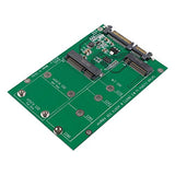 2 In 1 Mini Pci-E M.2 Ngff + Msata Ssd Solid State Drive To Sata 3.0 Conversion Apter Board Converter Card With 2 Pack Screw Nut Kit (Sata3 / M)