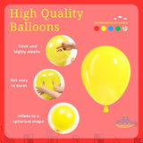 Red Yellow Blue Green Balloons, 60Pcs 12 Inch Latex Bailoons Colourful Confetti Bailoons For Baby Shower Carnival Circus Birthday Party Decorations