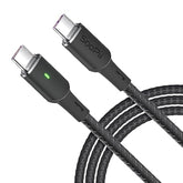 40W Pd Usb C To Usb C Cable, 2-Pack Type C Cable With Smart Led Indicator For