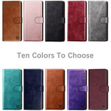 Galaxy Note 20 Ultra 5G Wallet Case Rfid Blocking Leather, Card Holder, Flip Folio, Light Brown