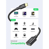 UGREEN USB C to USB 3.1 Adapter, Type C Male to USB Female OTG Cable Compatible with MacBook Pro 2022, MacBook Air/Mini, iPad Mini/Pro 2022, Samsung Galaxy S22, Google Pixel