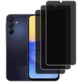 [3 Pack Privacy Screen Protector For Samsung Galaxy A15 5G, 9H Hardness, Anti-Scratch, Anti Spy, Tempered Glass Screen Protector For Samsung Galaxy A15 5G