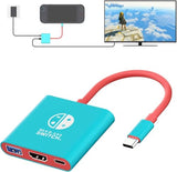 Switch 2 Dock, Portable TV Docking Station for Switch/Switch2/Steam Deck/ROG Ally/Legion GO, 3-in-1 Switch 2 Travel Dock with HDMI 4K@60Hz, 100W