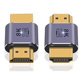 Hdmi Male To Male Adapter 8K, 48Gbps Hdmi 2.1 Adapter, Hdmi To Hdmi Adapter Uh