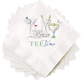 Tee Time Golf Cocktail Napkins – 50 Pack, Funny Golf-Themed Party Supplies, 2-Ply Disposable Napkins For Retirement, Birthday, Or Tournament Celebration – 5 X 5 Inches