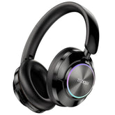 Noise Cancelling Over Ear Wireless Bluetooth Headphones With Microphone, 65H Playtime, Clear Calls, Comfort Fit For Travel (Beige)