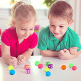 100 Pack Bouncy Balls For Kids Bulk - 1 Inch/ 25Mm Rubber Super Bounce Balls For Birthday Party Favors, Prizes, Gifts (Neon) - Neon Party Favors