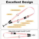 Adjustable Crossbody Phone Lanyard, Universal Phone Wrist Strap and Phone Neck Strap with Tether Tab, Phone Lanyard with Quick Release, Suitable for