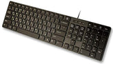 Usb Keyboard With Russian English (Cyrillic) Letters/Characters- Full Size Slim Desktop Design
