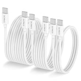 Usb C To Usb C Cable 3-Pack (3Ft+6.6Ft+10Ft), 60W Type C To C Cable Fast Charging Cords Compatible With Iphone 16 Pro Max/16 Plus/15 Pro Max, Samsung S25 Ultra/S24/23, Ipad Pro, Macbook Pro/Air