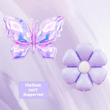 Giant Purple Butterfly Balloon Set for Spring Forest Birthday and Baby Shower Decor