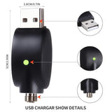 3 Pcs Universal Usb Thread Cable, Smart Charger With Led Indicator, Intelligent Overcharge Protection Usb Adapter For Wireless Soldering Iron Charger