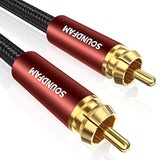 Rca Audio Subwoofer Cable Digital Audio Coaxial Cable Dual Shielded With Gold