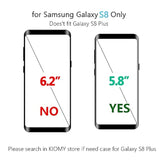 Clear Case For Samsung Galaxy S8, Shockproof Bumper Protective Cell Phone Back Cover With Airbags Corners, Tpu Silicone Flexible Cute Case Transparent