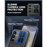 Samsung Galaxy S24+ Plus Case Wallet with Card Holder, Black - Premium Protection and Organization