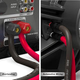 16 Gauge Speaker Cable - 100 ft True Spec Soft Touch Audio Wire for Car Stereos, Home Theater, Surround Sound - Flexible 16 AWG Speaker Wire - Easy
