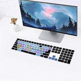 Final Cut Pro X Shortcuts Ultra Thin Silicone Full Size Wireless Numeric Keybo