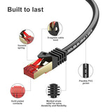 Cat6 Outdoor Ethernet Cable 25Ft,Outdoor Shielded Grounded Uv Resistant Waterp