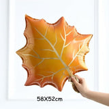 145PCS Fall Thanksgiving Balloon Arch Kit with Orange Brown White Balloons