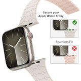 Magnetic Bands Compatible With Apple Watch Band 49Mm 46Mm 45Mm 44Mm 42Mm 41Mm 40Mm 38Mm Women Men, Sport Silicone Strap For Iwatch Ultra 2 Series 10 9 8 7 6 Se 5 4 (42/41/40/38, Starlight Pink)
