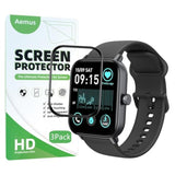 Screen Protector Compatible For Quiacn Idw19 Smart Watch 1.8" (3 Pack) 3D Full Coverage Pmma?Compatible For Gydom, Hingso Fitness Tracker Protective Film