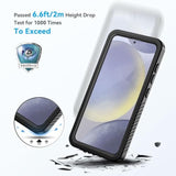 For Samsung Galaxy S24 Phone Case Ip68 Waterproof Dustproof, Builtin Screen Protector, Rugged Full Body Shockproof Protective Cover For Galaxy S24 5G 6.2 Inch, Black