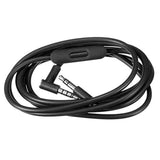 Replacement Audio Cable Cord Wire With In Line Microphone And Control For Solo/Studio/Pro/Detox/Wireless/Mixr Headphones (Black)