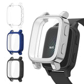 4 Pack Case For Garmin Venu Sq 2 / Venu Sq Screen Protector Case, Soft Tpu All-Around Protective Screen Cover Bumper Frame Compatible With Garmin Venu Sq 2 Music/Venu Sq Music Smartwatch (4Pack B)