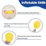 Red, Blue & Yellow 12" Balloons Lightning Print & Confetti Party Decor