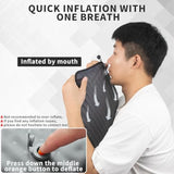 Waterproof Inflatable Computer Sleeve,14Inch Laptop Sleeve Case Compatible With Macbook Air Pro M1 M2 13Inch,M3 M4 Pro/Max 14Inch,Hp,Dell,Lenovo Asus 13-14Inch Laptop Protective Case,Gray