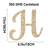 Pre-Strung Champagne Gold Glitter "Happy Engagement" Banner No DIY Wedding/Bridal Decor