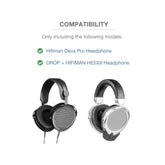 Ear Pads Cushion For Hifiman Deva Pro Headphone, Replacement Earpads With Memory Foam (Polyester Hybrid)