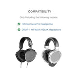 Ear Pads Cushion For Hifiman Deva Pro Headphone, Replacement Earpads With Memory Foam (Polyester Hybrid)