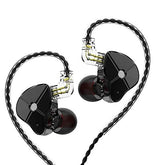 Trn St1 In Ear Monitors 1Dd + 1Ba Dual Driver, Hifi Earphones With 1Dynamic And Balanced Armature Drivers Earbuds (No Mic, Black)