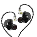 Trn St1 In Ear Monitors 1Dd + 1Ba Dual Driver, Hifi Earphones With 1Dynamic And Balanced Armature Drivers Earbuds (No Mic, Black)