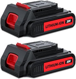 2Pack 4.0Ah 20V Max Battery Replacement For Black And Decker 20V Lithium Battery Lbxr20 Lbxr2020 Lb2X4020 Lbx20 Lbxr2520 Lb20 Lbxr2040 Compatible With Black & Decker Cordless Power Tools