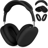 Silicone Case For Airpods Max - Anti-Scratch Ear Pad, Ear Cups, And Headband Cover - Soft Protector Accessories For Apple Airpods Max (Black)