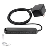 Desktop Charging Station, 24W 6 Ft 4 Ports Power Strip, Multiport Charging Station, A Desktop Charger For Iphone 16 Series, 15 Series, Ipad Pro, Braided Cord, Black, 54734