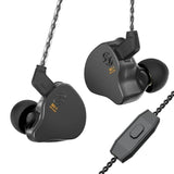 Melody Ear Earbuds Wired With Hd Microphone In Ear Monitor Earbuds 1Dd+1Ba Hybrid In Ear Earphones Phone Call Headphones For Running Conferencing Working Riding