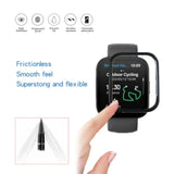 Compatible For Amazfit Bip 5 Screen Protector, 3D Full Screen Coverage Case Curved Edge Tpu Protective Film For Bip 5 Smart Watch (3 Pcs)