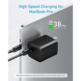 Anker 67W USB C 315 Wall Charger, PIQ 3.0 Compact & Foldable Fast Charger for MacBook Pro/Air, iPhone 15/14, iPad, Galaxy, Pixel, AirPods and More